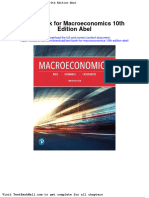 Test Bank For Macroeconomics 10th Edition Abel