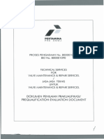 Prequalification Evaluation Document