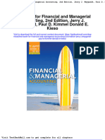 Test Bank For Financial and Managerial Accounting 2nd Edition Jerry J Weygandt Paul D Kimmel Donald e Kieso