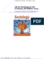 Test Bank For Sociology For The Twenty First Century 5th Edition Curry