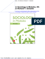 Test Bank For Sociology in Modules 5th Edition Richard T Schaefer