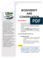 BIODIVERSITY and Conservation