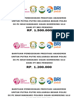 Bantuan Pendidikan Prestasi Akademik Untuk Putra Putri Keluarga Besar Polri Di PC Bhayangkari Ogan Komering Ulu Dari PT Bri Persero