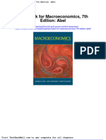 Test Bank For Macroeconomics 7th Edition Abel