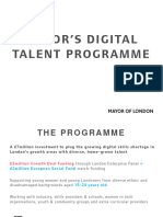 Digital Talent Programme - Overview Oct 2016