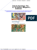 Test Bank For Sociology The Essentials 7th Edition Margaret L Andersen