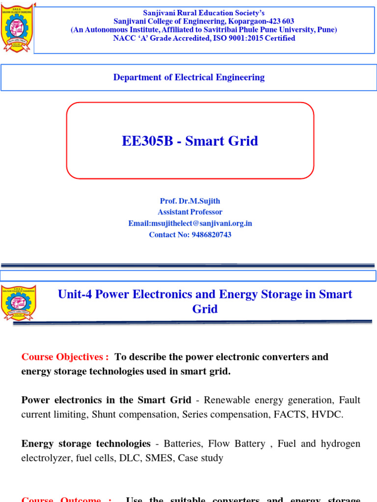 Smart Grid Power Electronics Overview | PDF | Photovoltaic System ...
