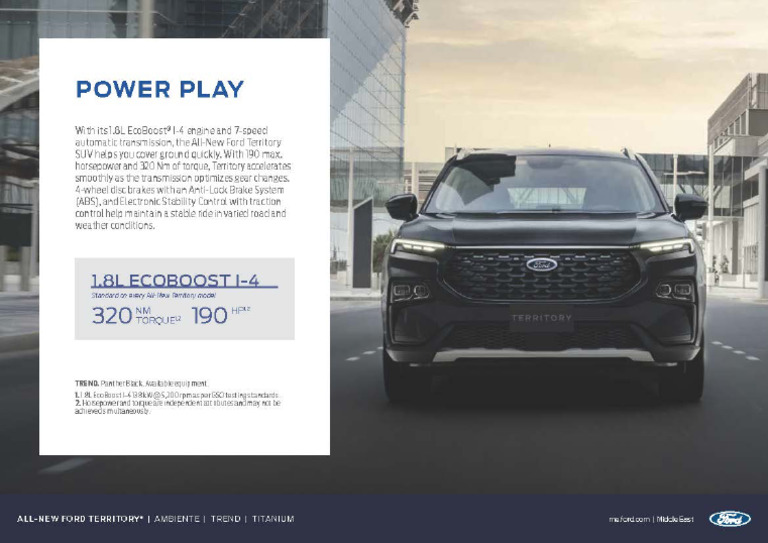 FORD TERRITORY 2023 USER MANUAL PDF visual data 3