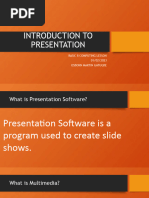 Introduction To Presentation-Bs7 Computing