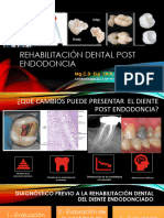 Rehabilitacion Post Endodóntica