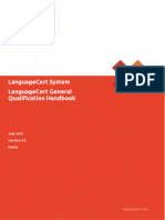 LanguageCert General Qualification Handbook Ver11