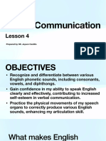 Lesson 4 Verbal Communication 1
