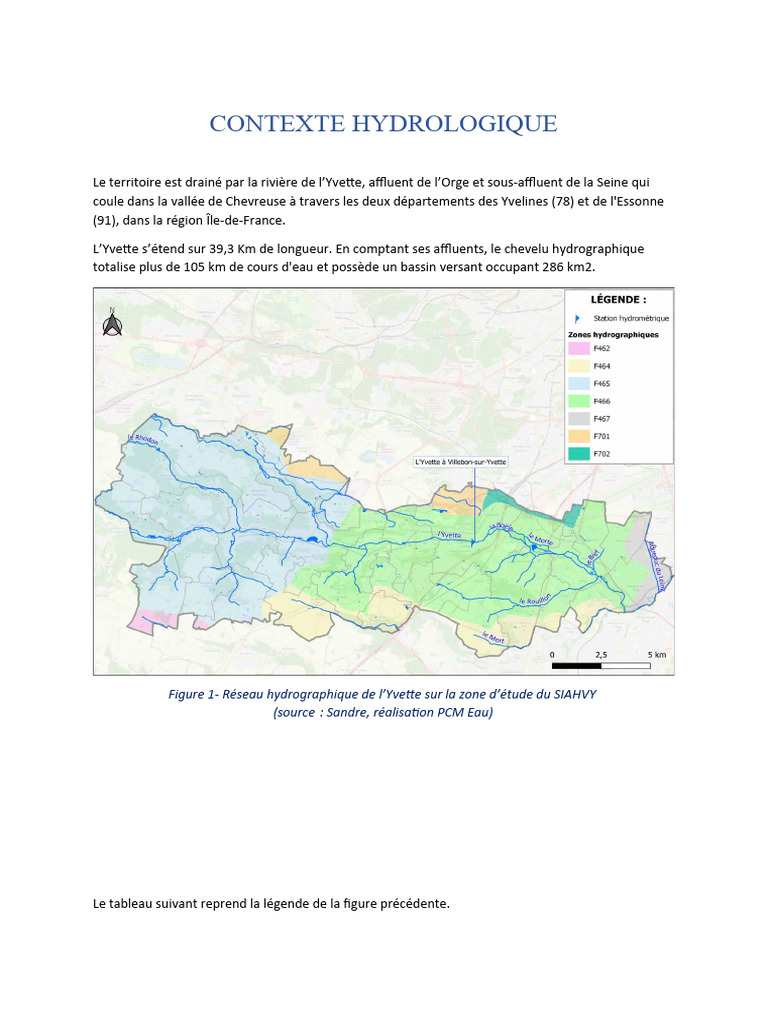 Hydrologie de la rivière Yvette | PDF | Hydrographie | Sciences de l ...