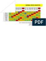 Jadwal OFFICE AGUSTUS 2023