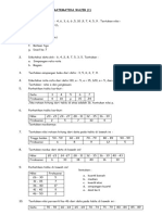 Latihan Soal Aas Matematika Wajib