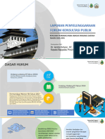 LAPORAN PENYELENGGARAAN FORUM KONSULTASI PUBLIK RPJPD Provinsi Jawa Barat 2025-2045