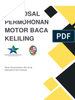 Proposal Motor Baca Keliling