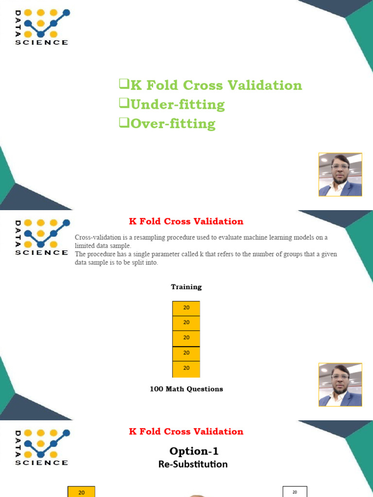 K Fold Cross Validation | PDF | Cross Validation (Statistics ...
