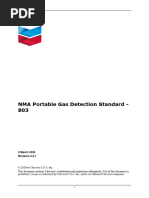 NMA Portable Gas Detection Standard - 803