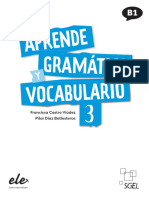 Aprende Gramática y Vocabulario. MUESTRA 3