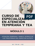 TEMARIO MO DULO 1 Curso Online Atencio N Temprana y TEA