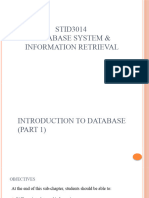 Introduction To Database System and Information Retrieval (Part 1)