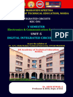 Unit 5 DIGITAL INTEGRATED CIRCUIT DESIGN FULL NOTES