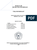 Makalah Geometri Transformasi Transforma