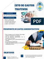 Presupuesto de Gastos Administrativos