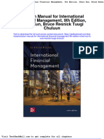 Solution Manual For International Financial Management 9th Edition Cheol Eun Bruce Resnick Tuugi Chuluun