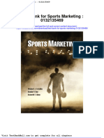 Test Bank For Sports Marketing 0132135469