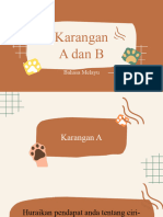 Karangan A Dan B