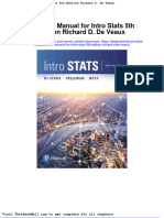 Solution Manual For Intro Stats 5th Edition Richard D de Veaux