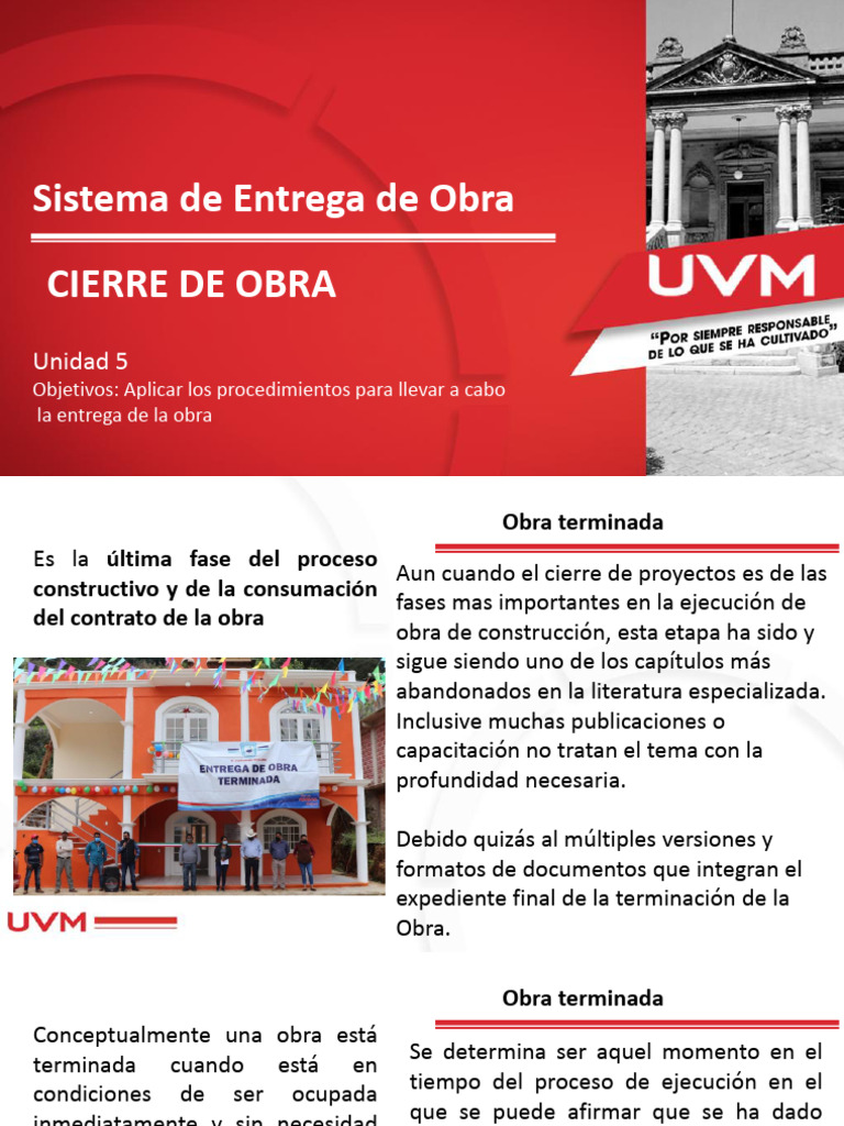 Cierre y Entrega de Obras Construcción | PDF | Justicia | Crimen y ...