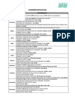 Calendario Escolar Pais 2023-1