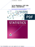 Test Bank For Statistics 12 e 12th Edition 0321891910