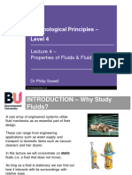 Lecture 4 - Properties of Fluids & Fluid Statics
