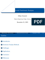 Multimodal Sentiment Analysis