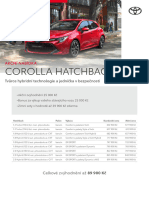 Cenik Corolla Hatchback Akcni Nabidka