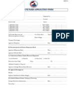 HTR2-Leave Fares Application Form