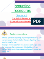 4.1 Capital & Revenue Receipts & Expenditure