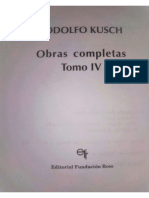 Kusch R. Mero estar y Filosofía Nacional 