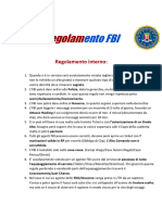 Regolamento FBI 16-1