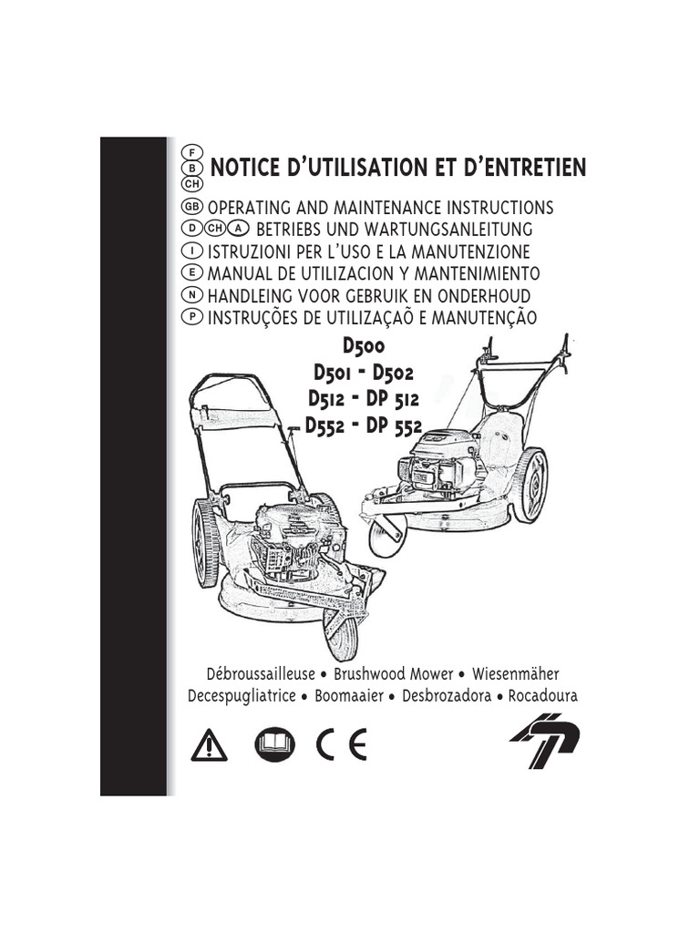 Notice D'Utilisation Et D'Entretien: F B D1 A I E N P | PDF | Biens ...