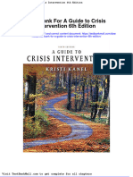 Test Bank For A Guide To Crisis Intervention 6th Edition