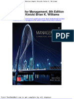 Test Bank For Management 8th Edition Angelo Kinicki Brian K Williams
