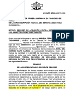 Apelacion de Sentencia de Desestimacion de Acusacion Particular Propia Edeli