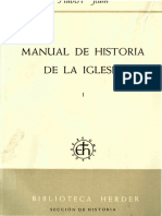 Manual de Historia de La Iglesia 1. de La Iglesia Primitiva A La Gran Iglesia - Herder 1966