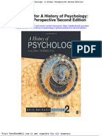 Test Bank for a History of Psychology a Global Perspective Second Edition