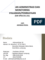 KJK SP. 02.011.01 Melakukan Adm Dan Monitoring Pinjaman - Pembiayaan